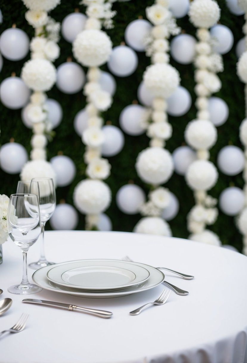 12) Bold Silver Flatware Contrast