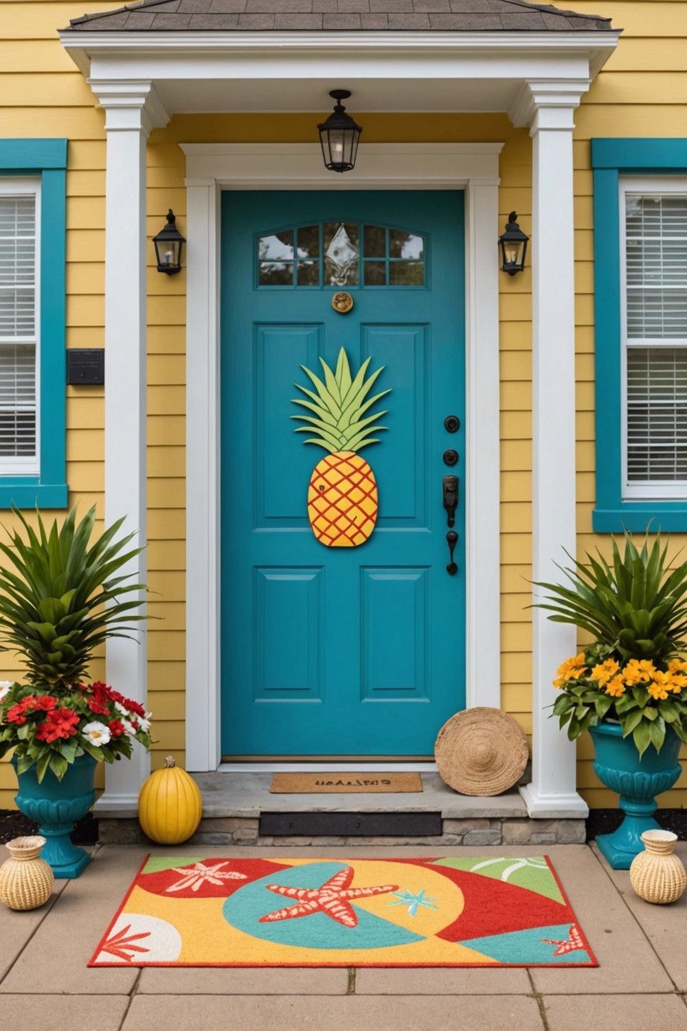 Set the Scene With a Summer Doormat