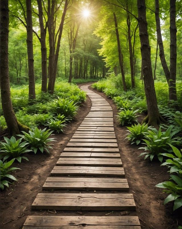 Pallet Wood Walkways