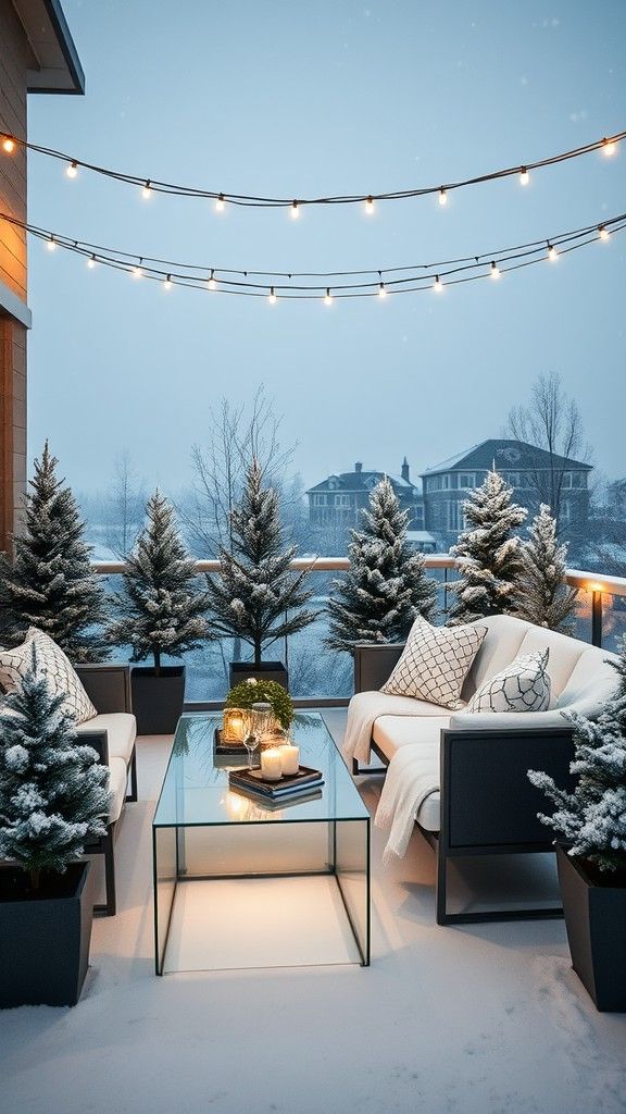 Modern Christmas Lights for Patios