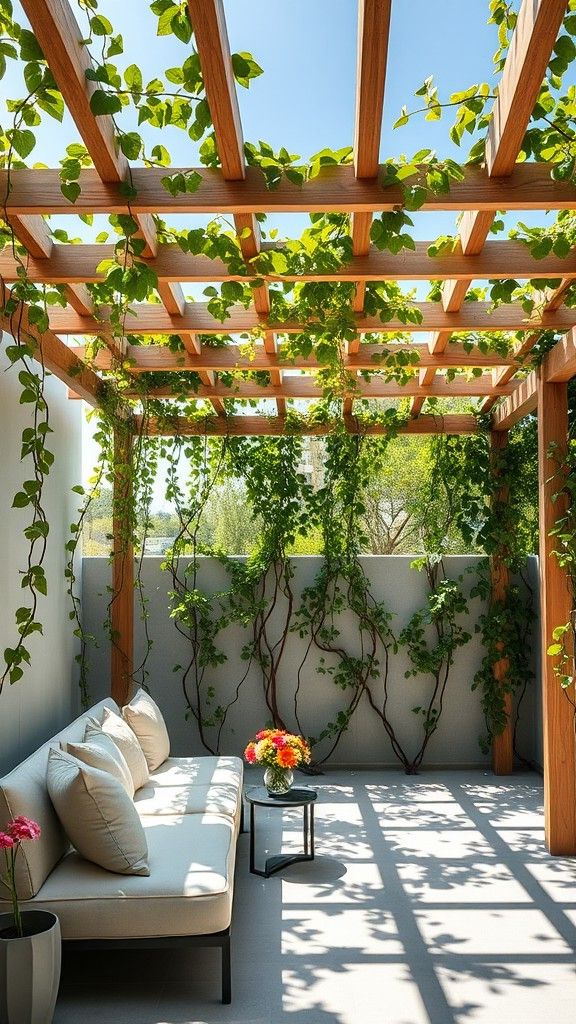 Pergolas With Climbing Vines