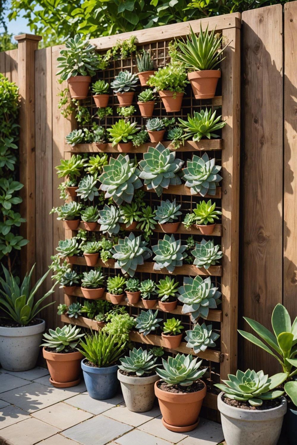 Space-Saving Succulent Walls and Screens