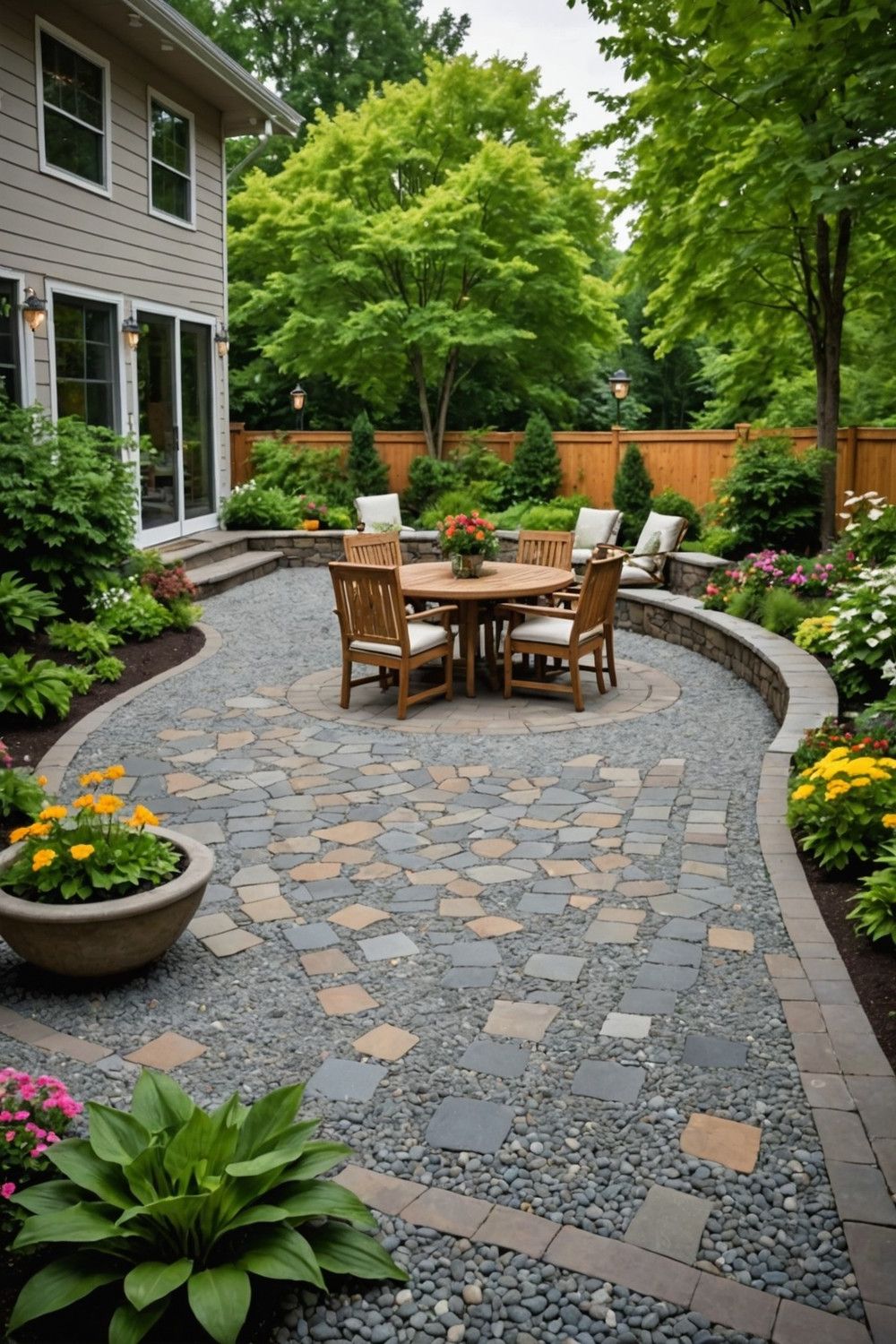 Building a Gravel or Rock Patio