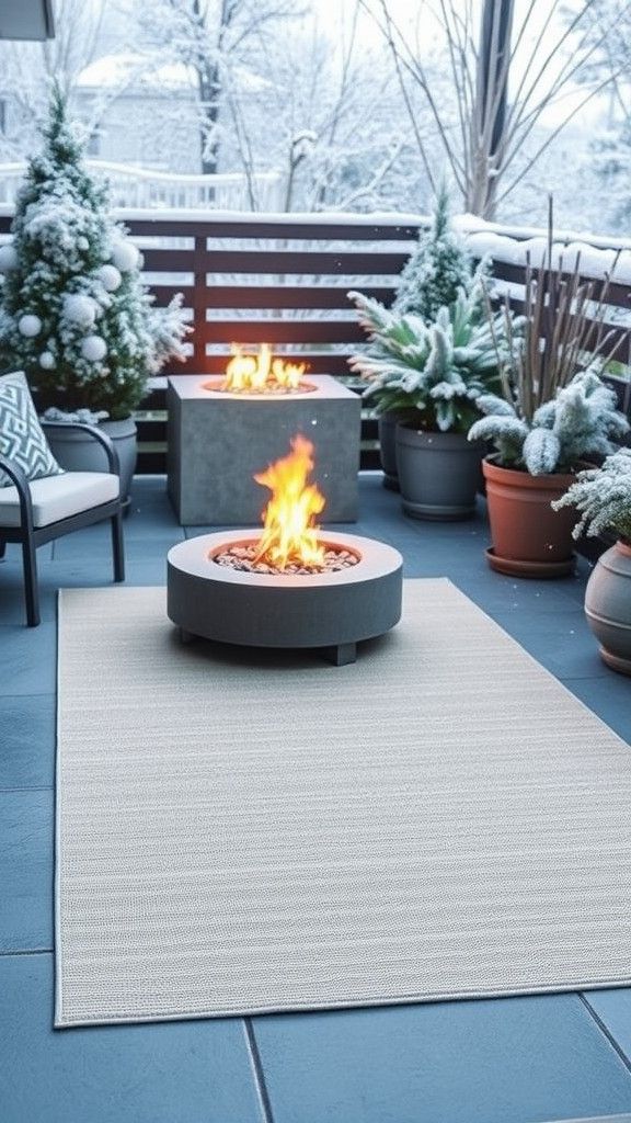 17) Outdoor Area Rug Ideas