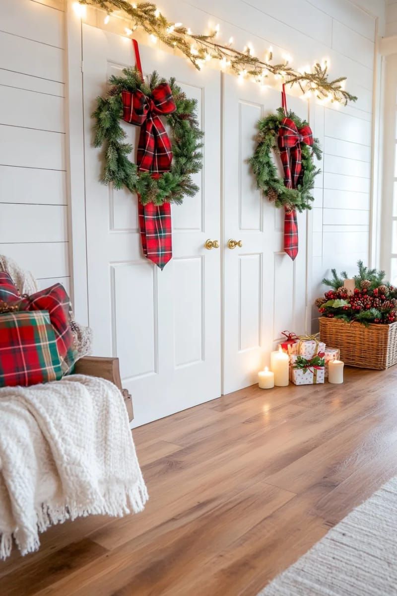 18. Plaid Bows Tied on Every Door Handle - photo 2
