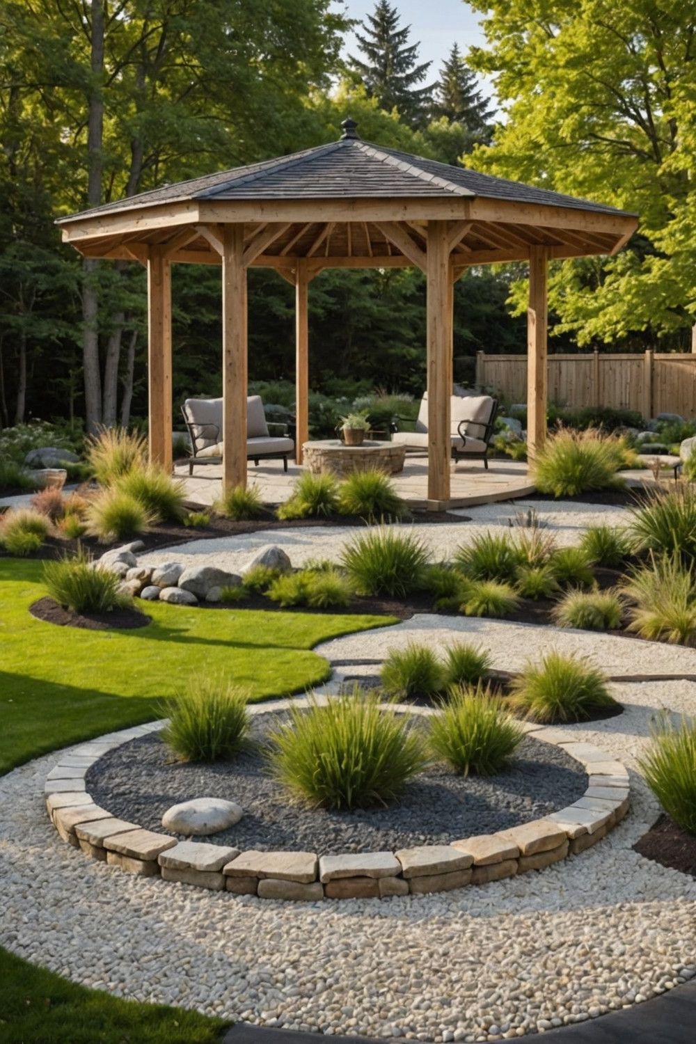 Laying a Pebble Pavilion Base
