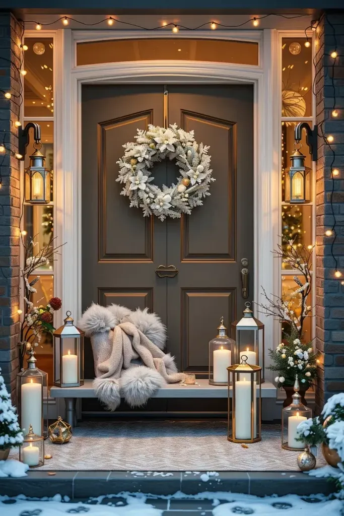 Frosted White Wreaths for a Winter Wonderland Look - photo 2