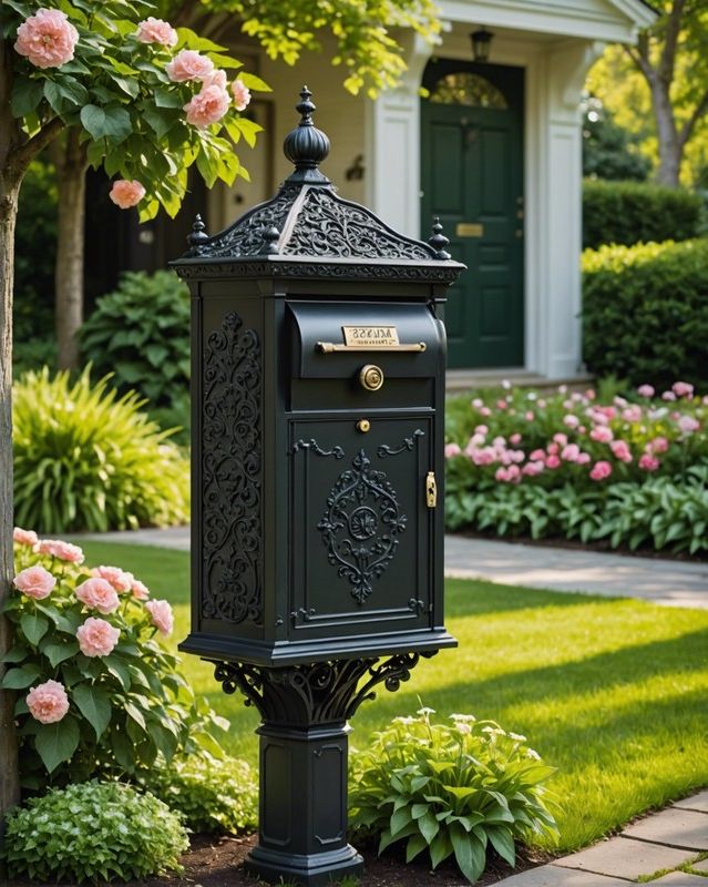 Mailbox Built for Post Mounting