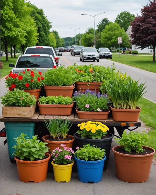Finding containers during roadside pickups