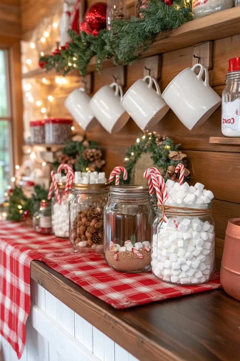 12. Cabin Hot Cocoa Bar With Vintage Mugs - photo 2