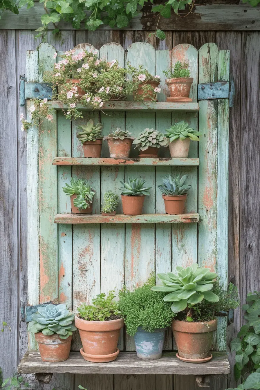 Turning Old Shutters into a Plant Stand - photo 2
