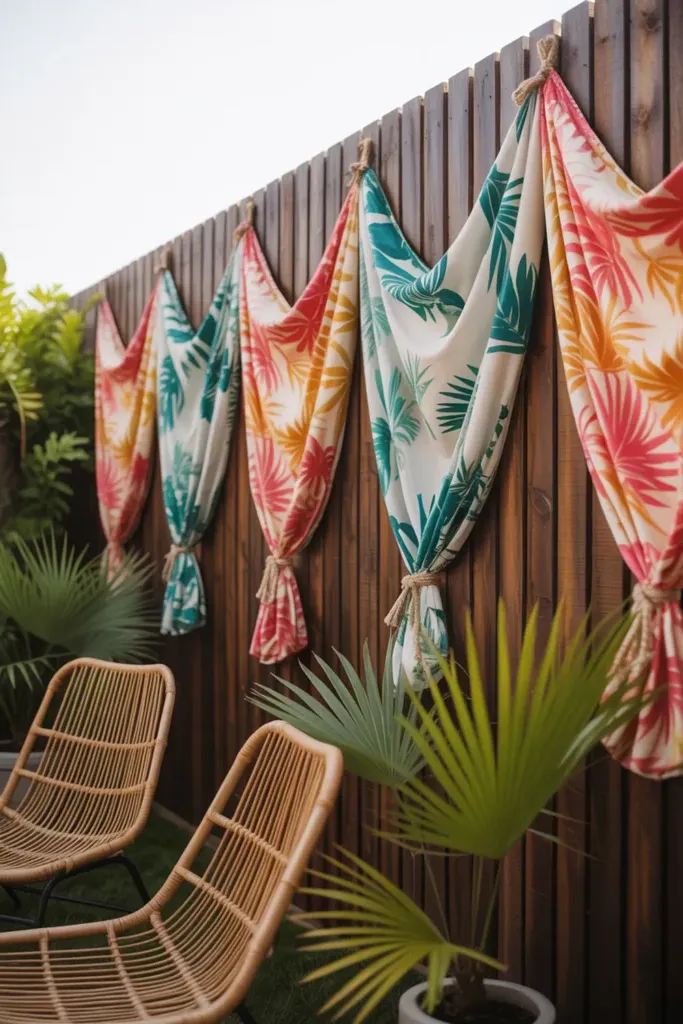 5. Use Vibrant Outdoor Fabrics