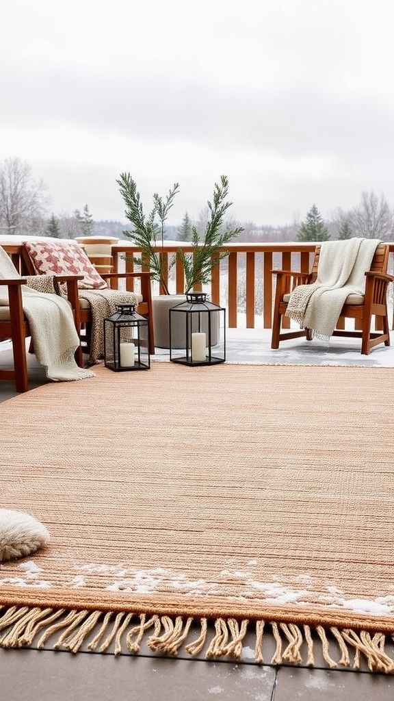 Add an Outdoor Rug