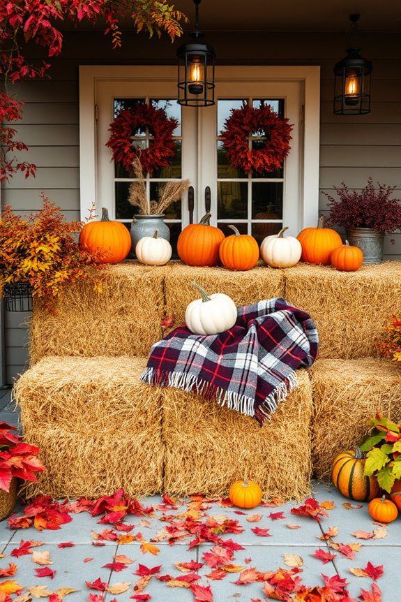 Style Your Patio with Hay Bales