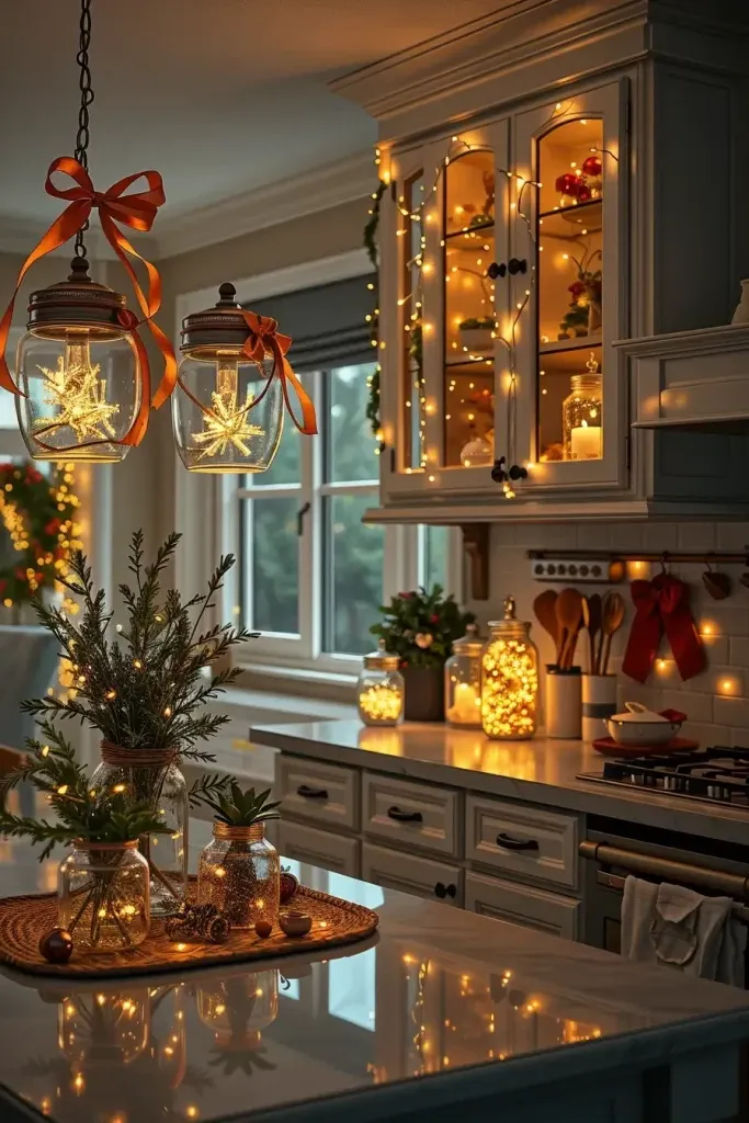 Festive Lighting Ideas to Set the Kitchen Mood