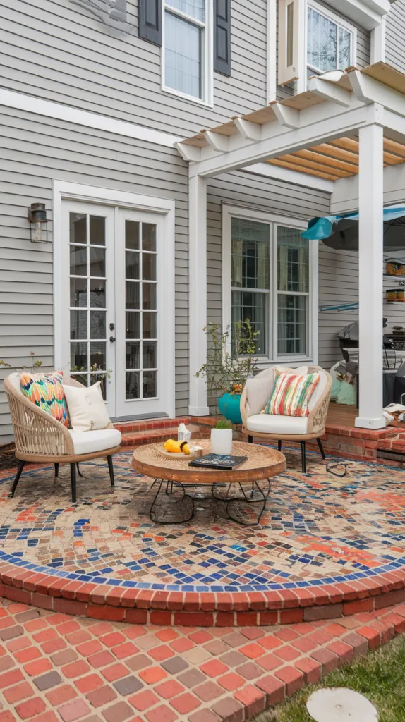 Mosaic-Inspired Brick Design