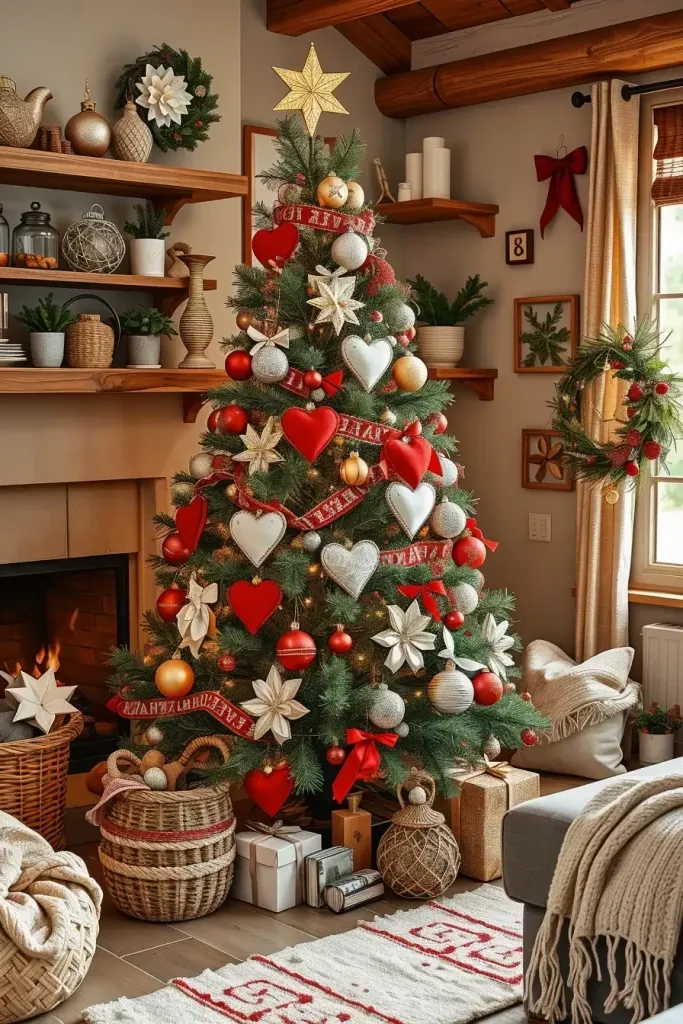 DIY Craft Ideas for Red and Silver Ornaments - photo 2