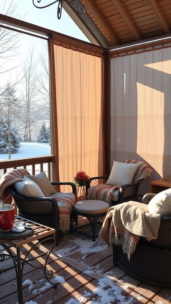 Use Windproof Privacy Screens