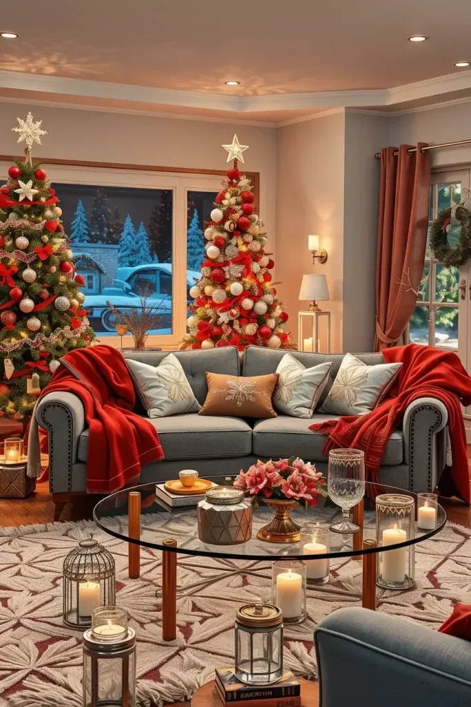Living Room Decor That Complements the Tree
