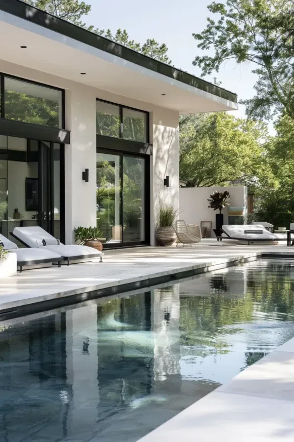 Contemporary Minimalist Pool for Chill Vibes