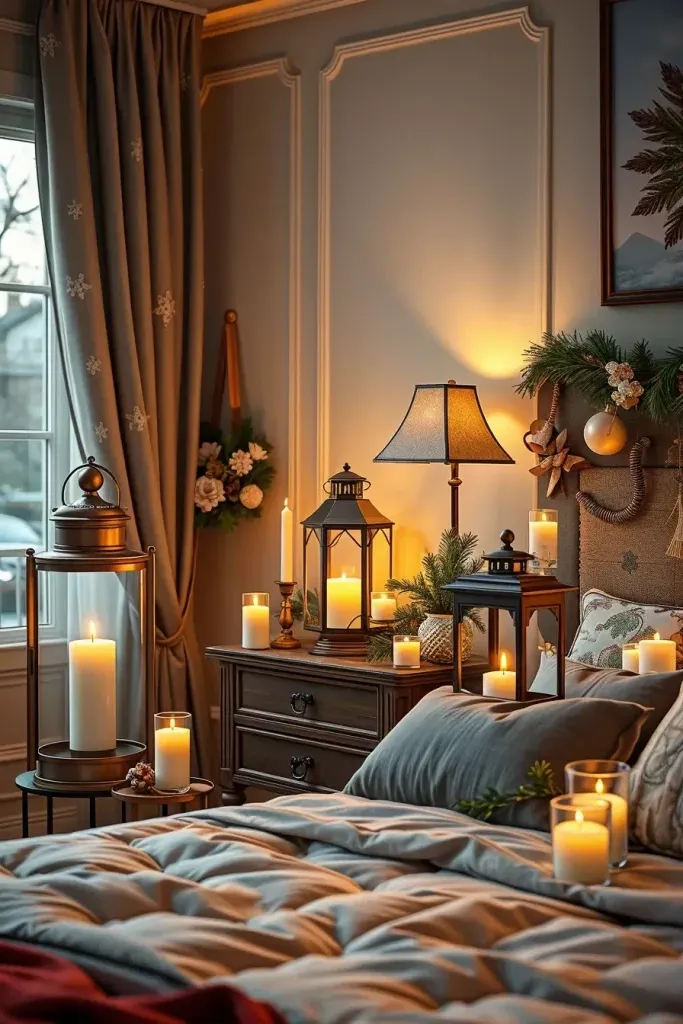 Using Candles and Lanterns for a Festive Glow