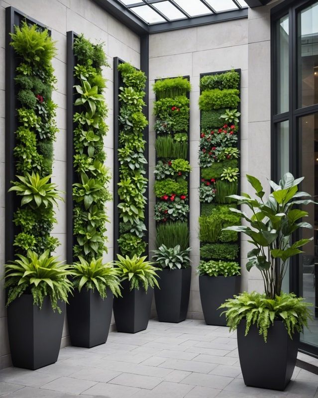 Columnar Garden Planters