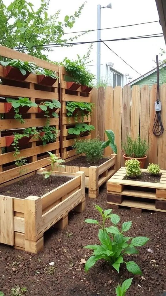 29. Pallet Projects for Upcycled Garden Charm