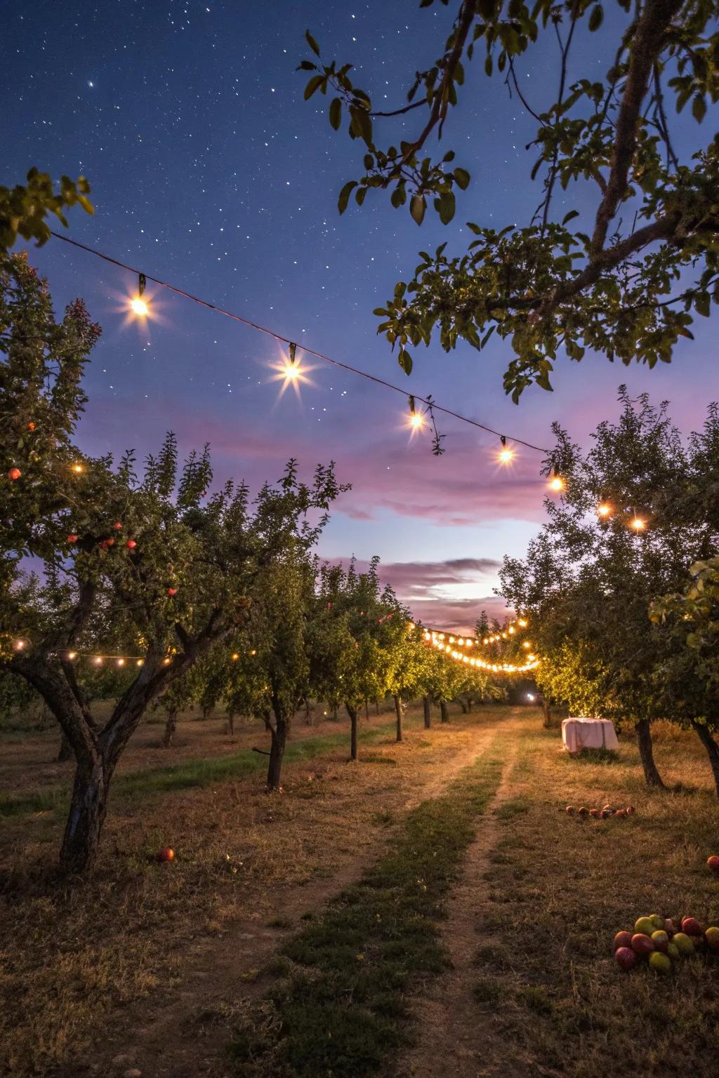 8. Light the Orchard for Evening