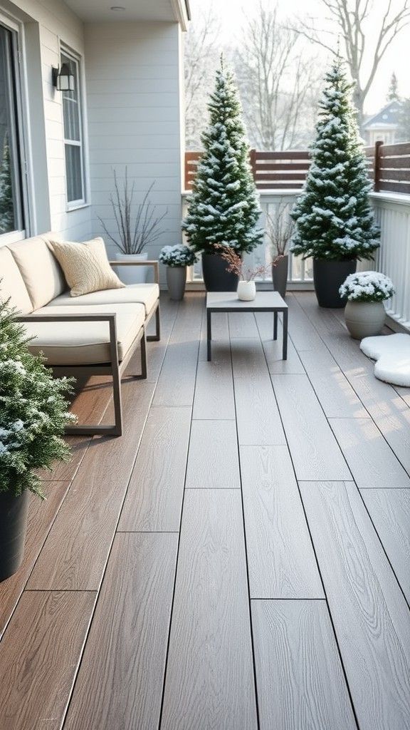 18) Weather-Resistant Laminate Flooring