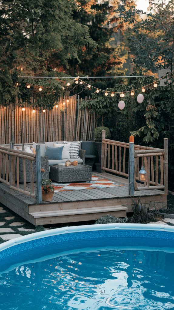 Budget-Friendly Above Ground Pool Deck Ideas - photo 2