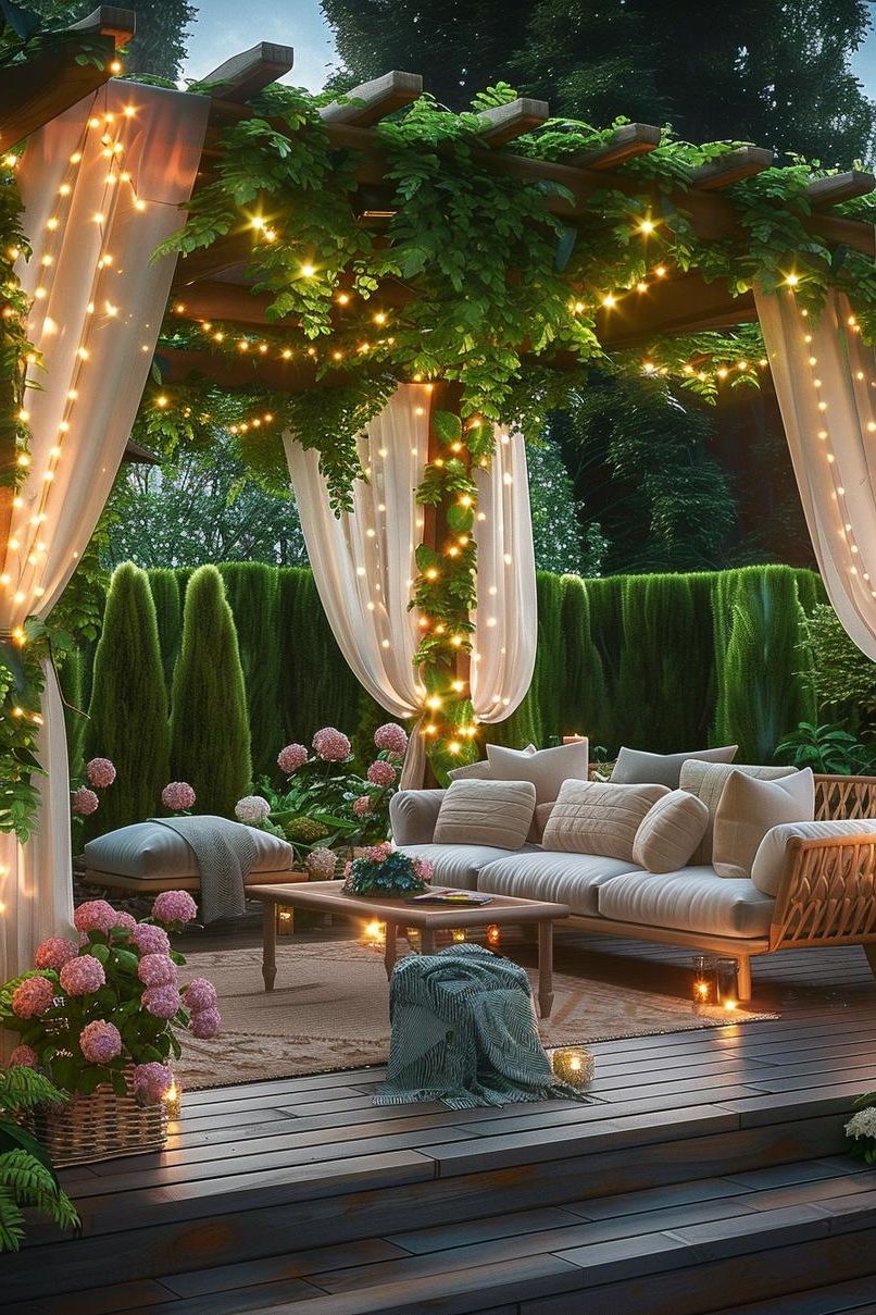 5. Fairy-Tale Garden Pergola Setup - photo 3