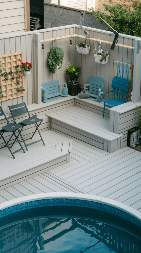 Small-Space Deck Ideas for Above Ground Pools