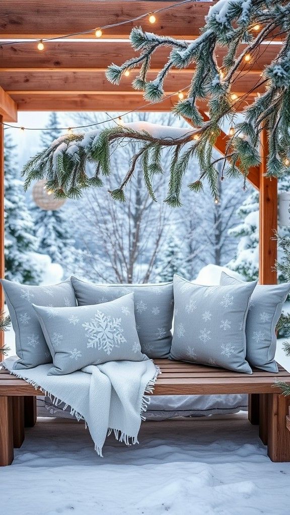 Cozy Winter-Themed Cushions