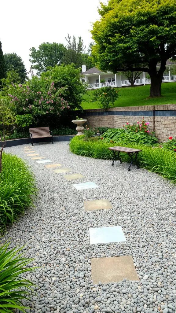 14) Gravel and Paving Stone Combinations