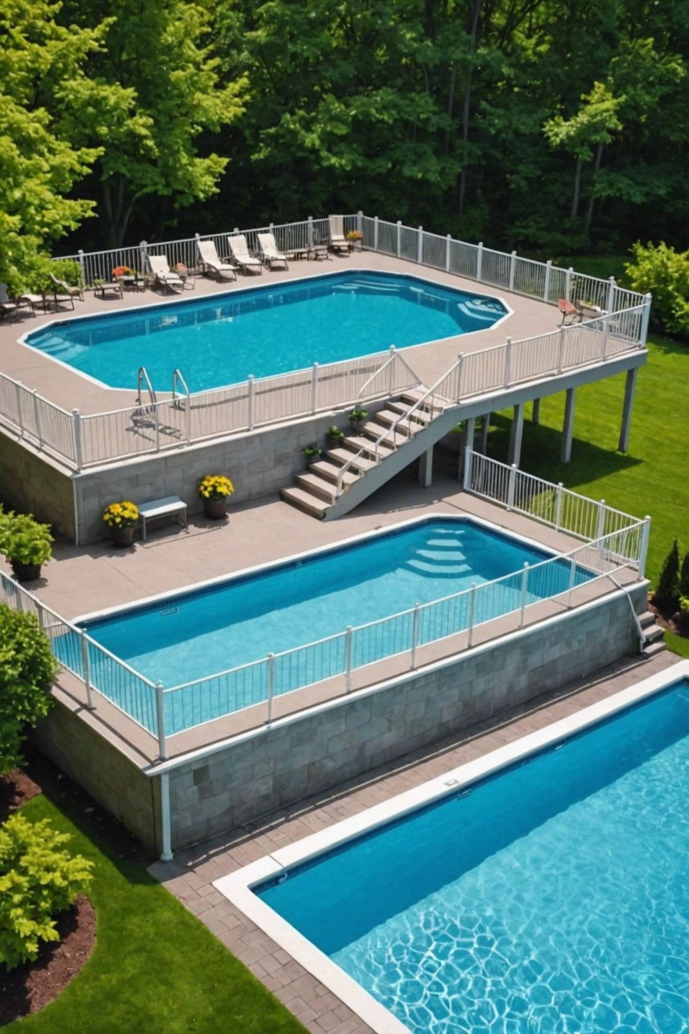 Classic Step Systems with Handrails