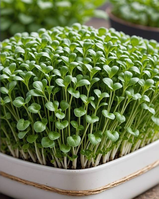 Growing Cress in Shade