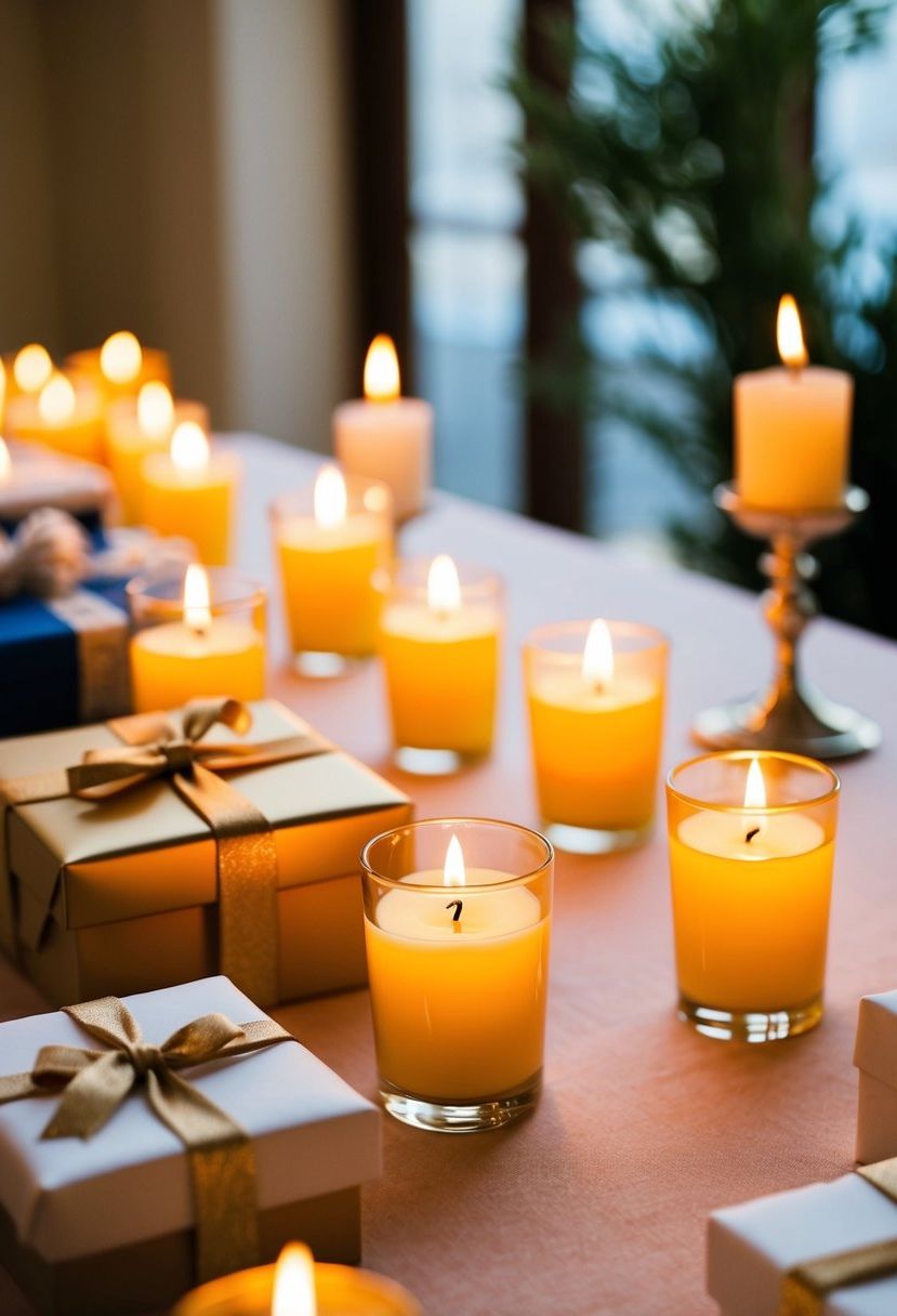 3) Add Votive Candles for Ambiance