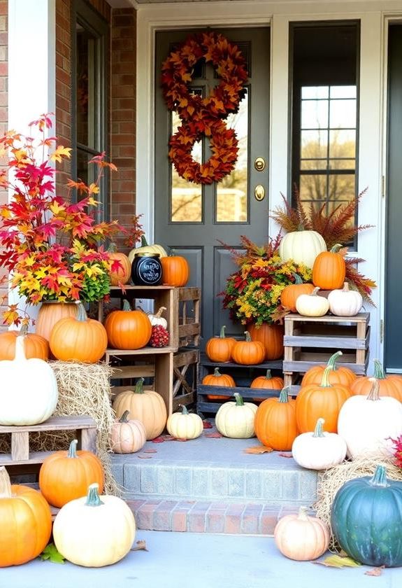 Styling a Pumpkin Display