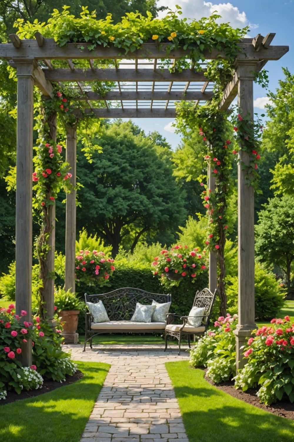 Classic Romantic Pergola Ideas