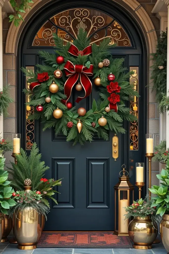 Luxe Velvet and Jewel-Toned Wreath Styles