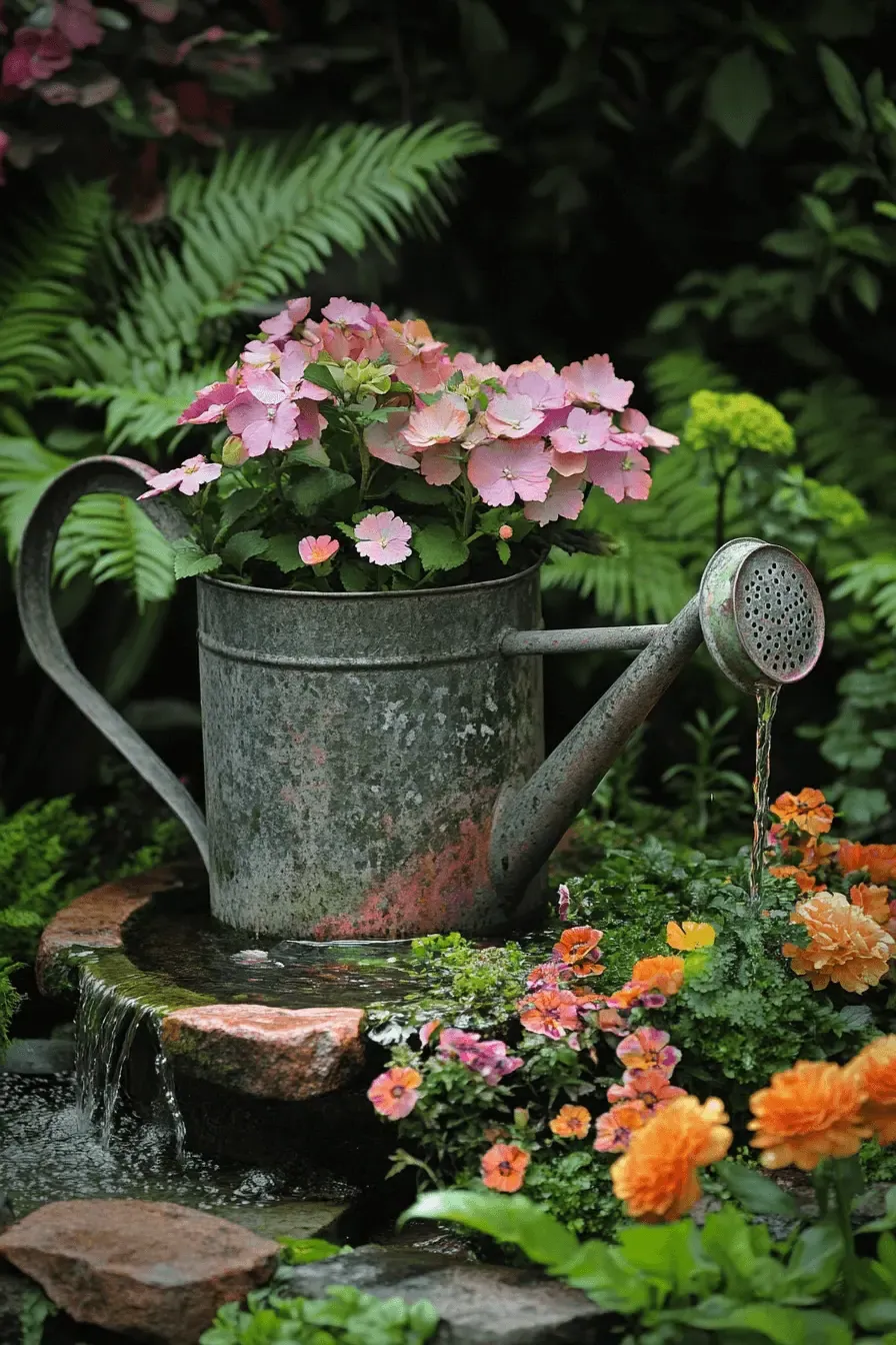 Building a Watering Can Fountain - photo 2