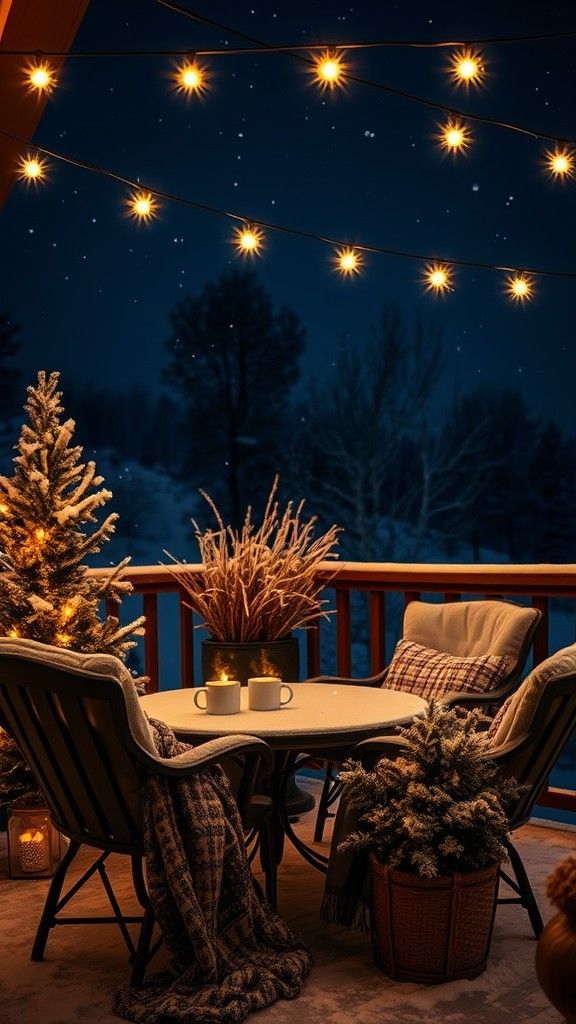Twinkle Lights in Warm White for a Magical Look