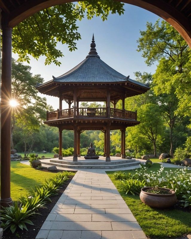 Open-Air Yoga Pavilion