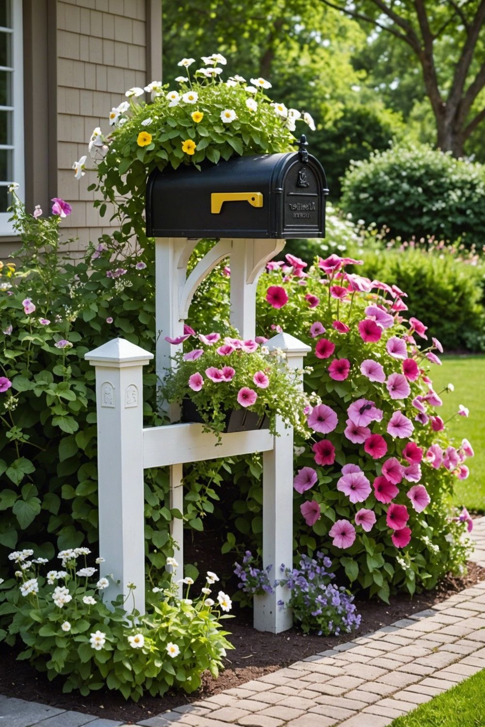 Classic English Garden Mailbox Bed