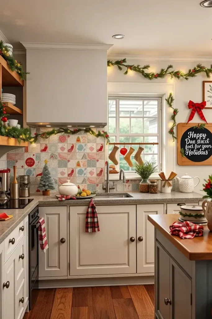 Backsplash Ideas for a Cheerful Holiday Kitchen