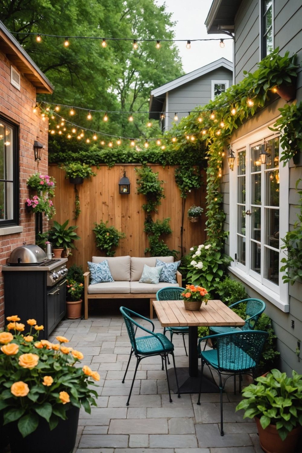 Building a Side Yard Patio for Entertaining
