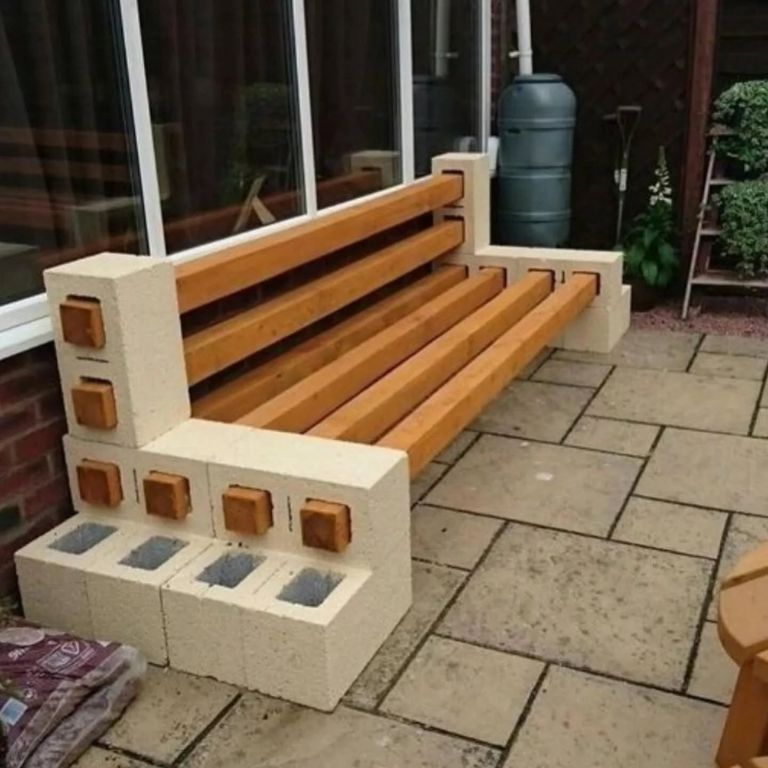 Build a Cinder Block Bench