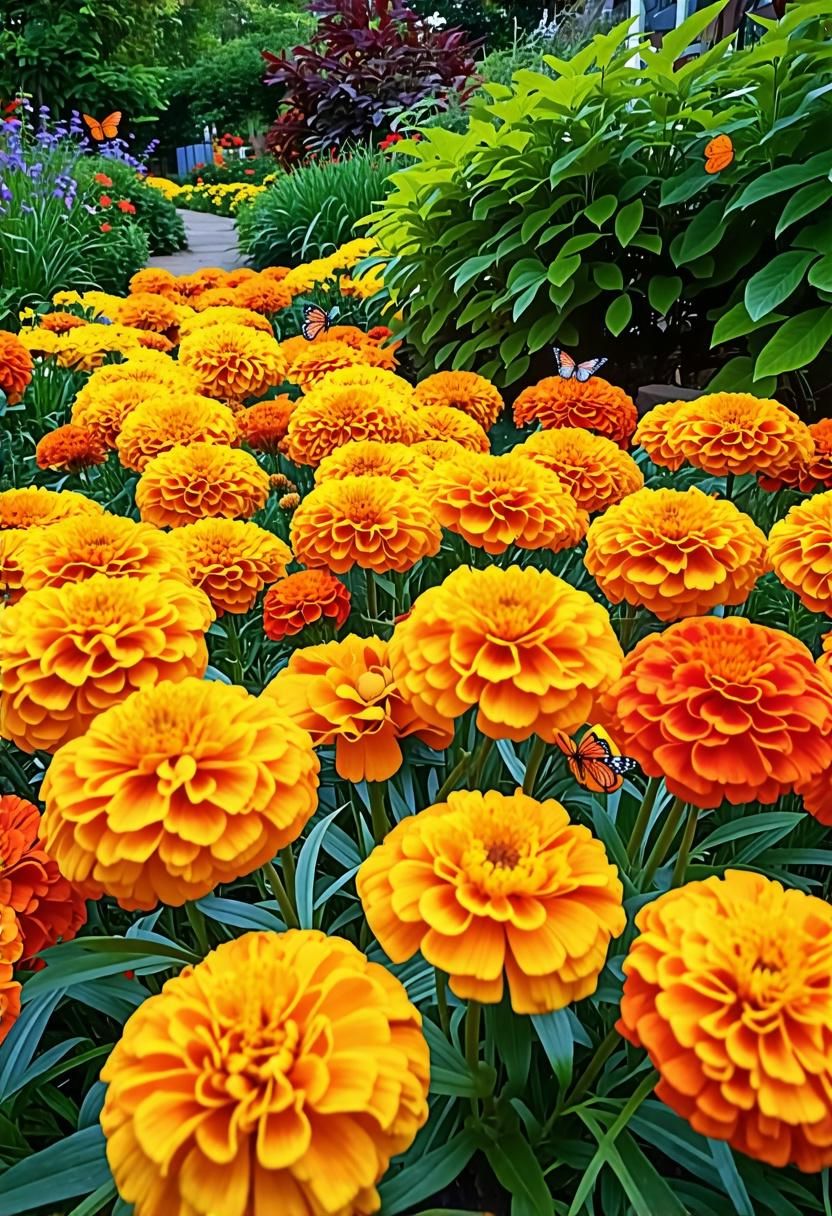 Marigolds as Ground Cover Plants