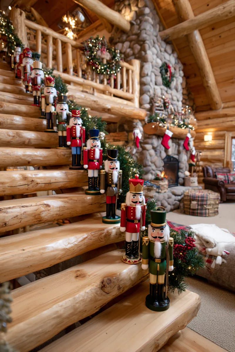 11. Nutcrackers Lining the Cabin Staircase - photo 3