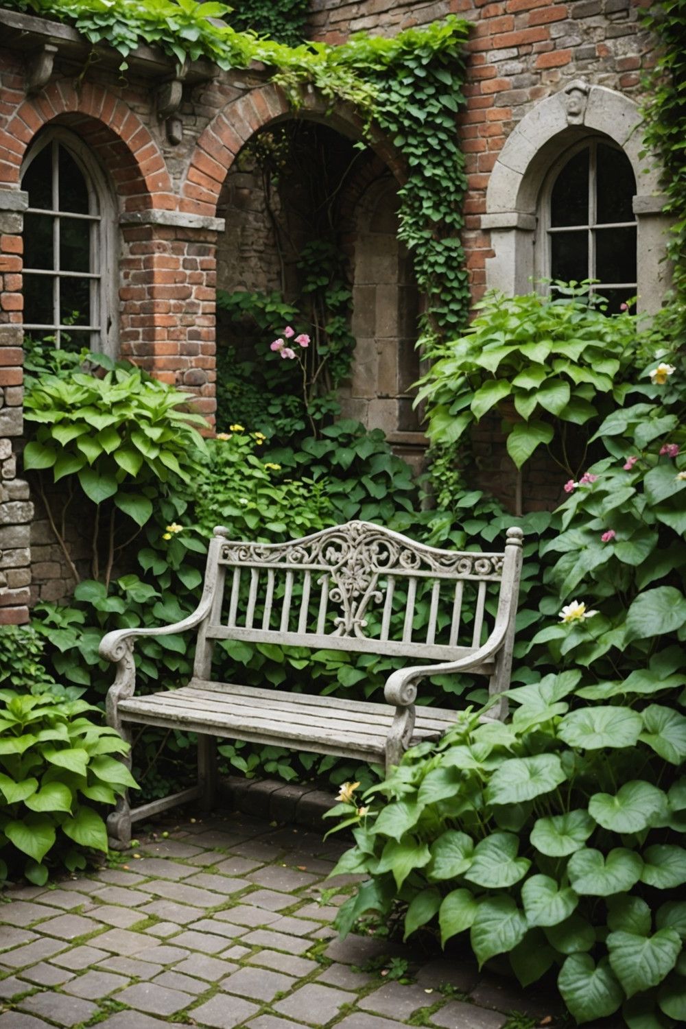 Elegant Vintage Garden Benches